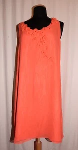 MARYAN MEHLHORN kurzes Kleid aus 100% Seide EXPRESSIONS 3138 tangerine M NEU - Bild 1 von 3