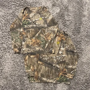 Lot Of 2 Realtree Scent Blocker T Shirt Youth Kids Medium Camouflage Long Sleeve - Picture 1 of 5