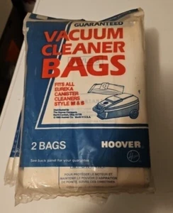 Genuine Hoover M & S Eureka Canister Vacuum Cleaner Bags 2 bags - Picture 1 of 15