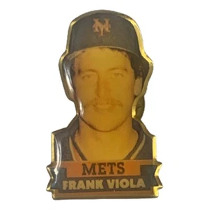 Vintage 1990 MLB Ace New York Mets Frank Viola Souvenir Pin - Picture 1 of 2