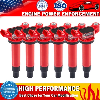 Катушка зажигания UF267 для Lexus ES300 RX300 Toyota Avalon Sienna Camry 3,0 л упаковка 6 шт. - Изображение 1 из 4