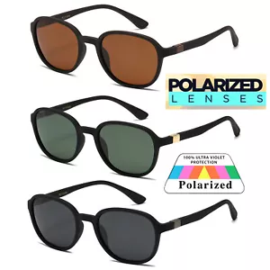 Retro Round Polarized Sunglasses For Men Women Outdoor Driving Glasses UV400 - Picture 1 of 13