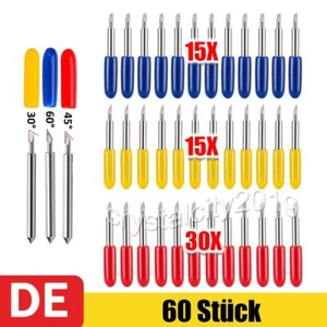 60x 30°45°60° Klingen Plottermesser Schneideplotter Messerhalter Roland Plotter - Bild 1 von 10