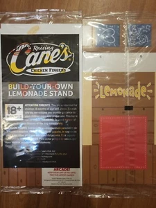 NeW 2021 Raising Cane’s Build-Your-Own Lemonade Stand Kids Summer Fun Kit Visit! - Picture 1 of 2