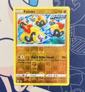 Pokémon TCG Falinks Spada e Scudo - Stili di Battaglia 083/163 Reverse Holo NM - Foto 1 di 1