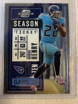 2020 Panini Contenders Optic - SILVER #56 Derrick Henry TITANS - Image 1 of 2