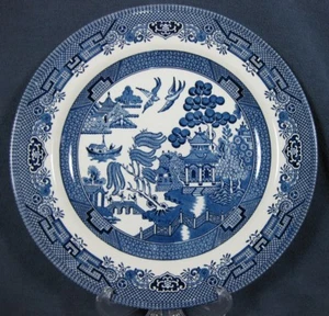 Blue Willow Churchill England Dinner Plate (M2) Georgian - Picture 1 of 4