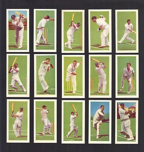 CIGARETTE/TRADE/CARDS. Kane Products. 1956 CRICKETERS 2nd. (1956).(Set of 25). - Picture 1 of 1