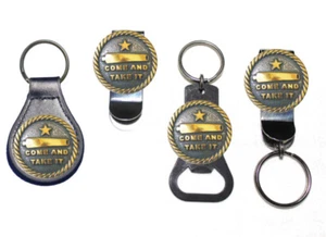 Come and Take It Bottle Opener Key Fob Key Holder Money Clip - Picture 1 of 7