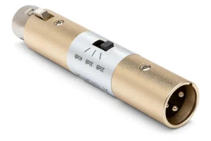 Atenuador de entrada Hosa ATT-448, 3 pines XLR hembra a macho - Imagen 1 de 2