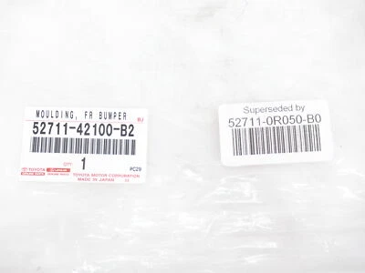 Parachoques delantero moldeado inferior 2017-2018 RAV4 2017-2018 RAV4 genuino OEM Toyota 52711-0R050-B0 Foto 1 de 4