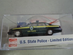 Busch 46675 Dodge Monaco Idaho Policía Estatal Policía Estatal de Estados Unidos en EMBALAJE ORIGINAL (30_160) - Imagen 1 de 2