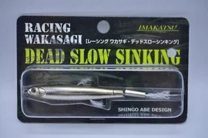Imakatsu Racing Wakasagi Dead Slow Sinking 7.8cm 3.2g Metal Kawamutsu Never Used - Imagen 1 de 6