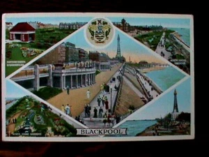 Valentine's Postcard of Blackpool, postdated 27th July 1953. Very Good Condition - Picture 1 of 3
