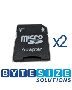 2x Micro SD Adapter Converter TF to SD Adaptor Memory Card Reader BULK DISCOUNTS - Picture 1 of 1