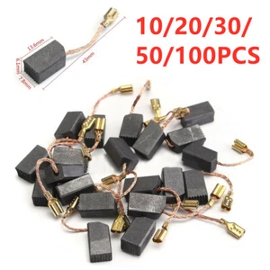 ❤❤❤ Motor Carbon Brushes for Angle Grinder Rotary Hammer Drill Tool 6 x 8 x 14mm - Picture 1 of 7