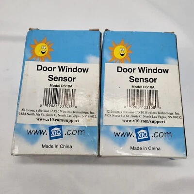 X10 Wireless Technology - Door/Window Sensors - Model DS10A - Set Of 2  - Image 1 of 4