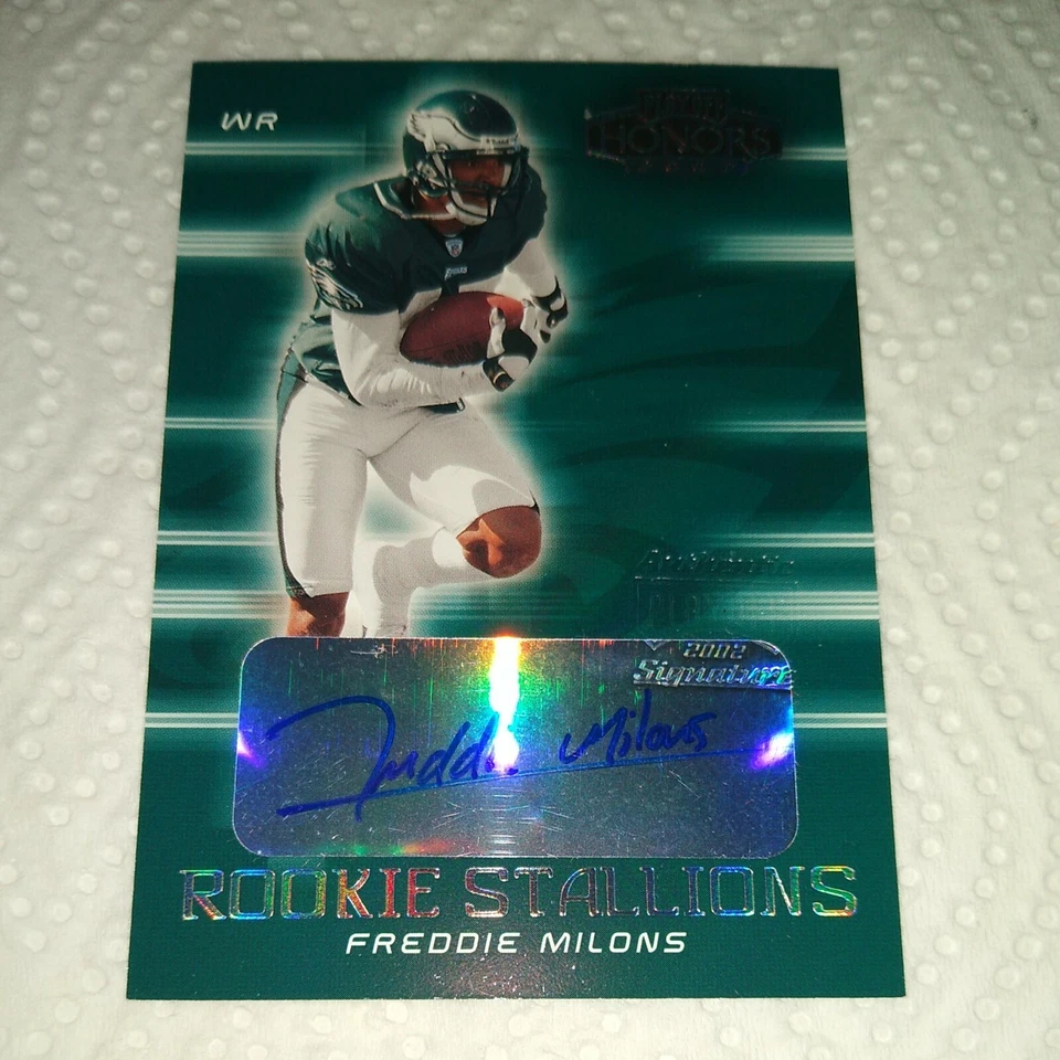 Freddie Milons 2002 Honors Rookie Stallions Autograph #RS-19 Eagles ***38/100*** - Image 1 of 2
