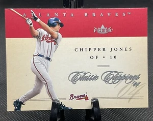 2004 Fleer Classic Clippings #49 Chipper Jones - Atlanta Braves - Picture 1 of 3