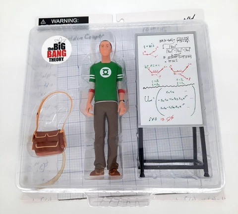 New The Big Bang Theory, Sheldon Cooper, 7” Tall Toys Figure Factory Sealed, d Cover