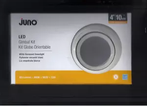 Juno LED Gimbal Kit 4" weiß Einbauleuchte - Bild 1 von 3