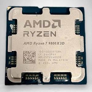 AMD Ryzen 7-9800X3D Desktop Processor (4.7 GHz, 8 Cores, 16 Threads, AM5) - Afbeelding 1 van 9