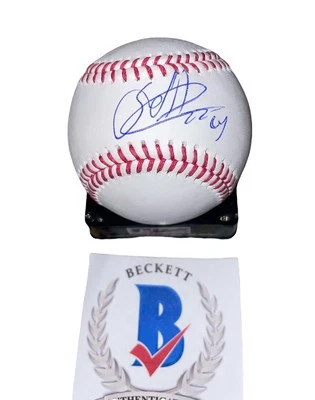 Sandy Alcantara Signed Baseball Autograph Auto Miami Marlins MLB Cy Young COA - Image 1 of 2