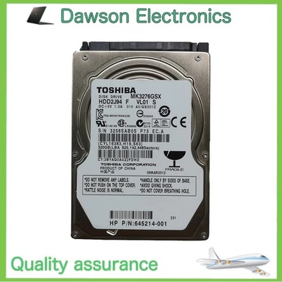 Toshiba  320GB,MK3276GSX Internal HDD 5400RPM SATA 2.5" Laptop Hard Drive - Image 1 of 4