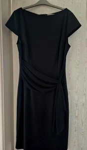 Ladies Black Formal Grace Karin Dress Size XL (14) Knee Length - Picture 1 of 6