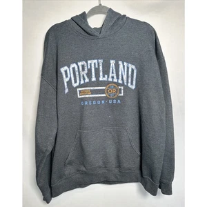 PORTLAND OREGON, EE. UU. SUDADERA CON CAPUCHA HOMBRE TALLA XL - Imagen 1 de 6