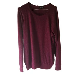 Buffalo David Bitton Men's Burgundy Long Sleeve Light Weight Sweater - Picture 1 of 3