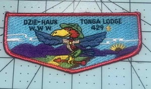 DZIE-HAUK TONGA 429 LODGE KLAPPE PFADFINDERORDEN PFEIL (TENN25) - Bild 1 von 1