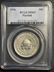 1936 P Norfolk 50c PCGS MS-65 - Picture 1 of 2