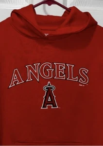 NUEVO EN BOLSA MLB Los Angeles Angels Sudadera con Capucha Roja Juvenil L Puntadas Grandes - Imagen 1 de 3