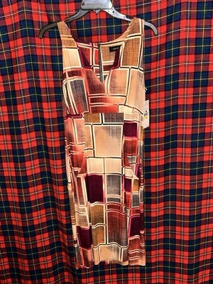 New Karen Kane Dream Catcher Back Zip Dress Multi Color Women’s M NWT - Image 1 of 4