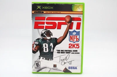 Refurbished Original Xbox ESPN NFL 2K5 2005 Complete CIB Cover Art Damage Good - Image 1 of 4