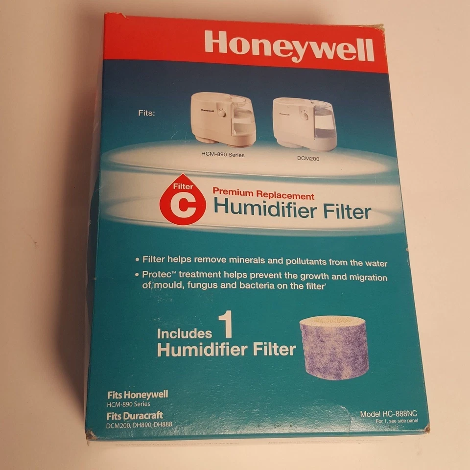 Honeywell Genuine Premium Replacement Filter C Fits HCM-890 DCM-200 HC-888N NEW - Image 1 of 1