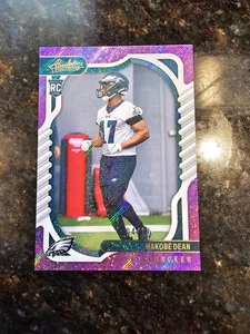 2022 Panini Absolute Rookies Nakobe Dean #187 Spectrum Gold /10 (RC) - Picture 1 of 2
