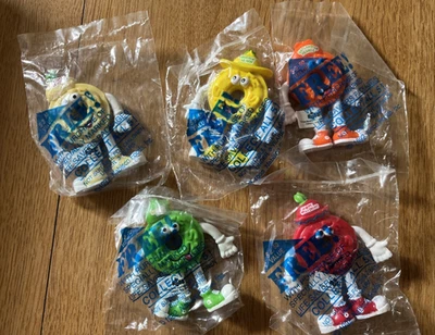 LIFE SAVERS Candy PVC Bendy Figures in Packages 1992 Sealed Set of 5 - Image 1 of 2