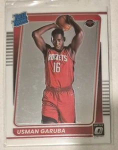 Rookie Usman Garuba Houston Rockets 2021-22 Panini Donruss Optic NBA Card №188 - Picture 1 of 2
