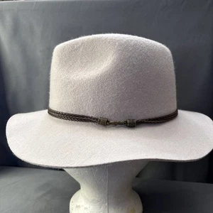 House Of Harlow 1960 wool felt adjustable women's fedora hat - Camel Beige - Picture 1 of 5