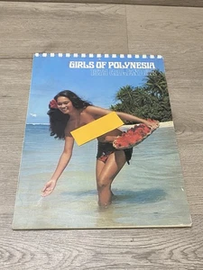 VINTAGE 1979 CALENDAR GIRLS OF POLYNESIA GIRLIE HAWAIIAN - Picture 1 of 7