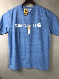 Carhartt LOOSE FIT Heavyweight Men’s Sz Large Blue Athletic Casual Lifestyle New - Picture 1 of 12