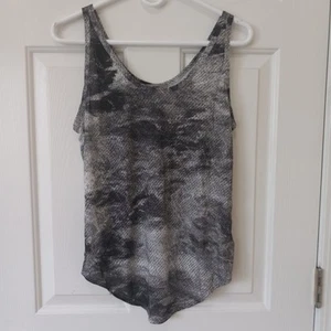 HELMUT LANG Women's Gray Modal Nylon Casual tank Top Resort Summer S - Picture 1 of 4