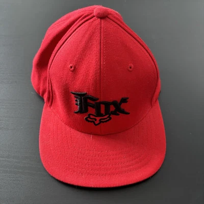 Chapéu Fox Racing FOX Script Logo SnapBack Vermelho OSFM - Imagem 1 de 4