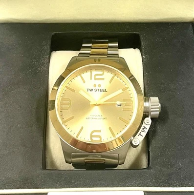 Подлинный TW стали кварцевые часы новый CB52 подлинный в коробке 50 мм - Изображение 1 из 4