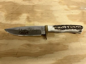 German Bull Stag Dachs Limited Edition Fixed Blade #440C - Bild 1 von 7