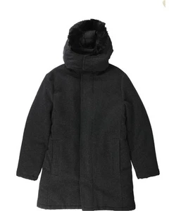 Alfani Mens Faux-Fur Parka Coat, Black, X-Large - Picture 1 of 1