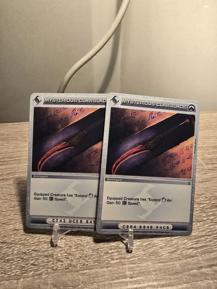 Chaotic Mysterious Clawblade 147/200 AU 1st Edition Common Near Mint Playset - Image 1 of 1
