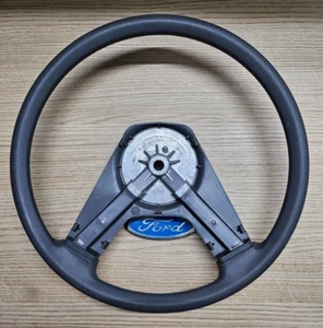 FORD ESCORT Mk3 VAN STEERING WHEEL GREY 81 AG 3600 AAW GENUINE NEW FORD RARE NOW - Picture 1 of 5